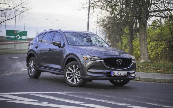 Mazda CX-5 cena 117900 przebieg: 4100, rok produkcji 2021 z Białystok małe 436